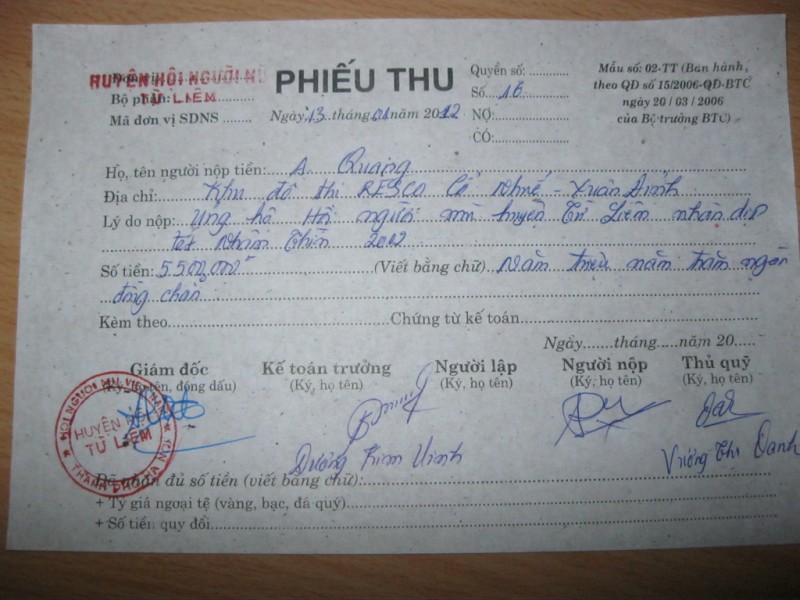 Ảnh từ thiện 2012